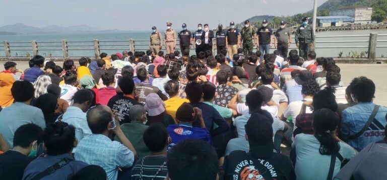 ထိုင်းနိုင်ငံမှာ ပြစ်ဒဏ်ကျခံပြီးတဲ့ မြန်မာလုပ်သား ၂၀၀ ကျော်ကို နေရပ်ပြန်ပို့