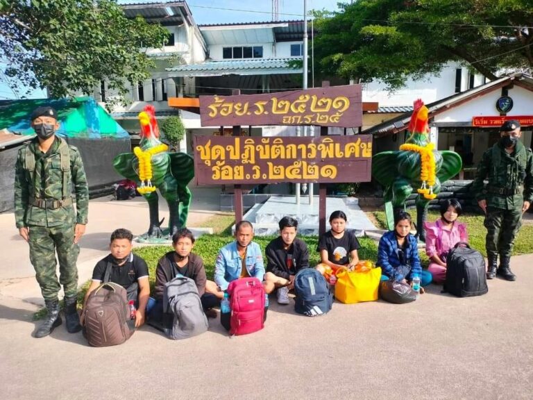 ထိုင်းနိုင်ငံ၊ ရနောင်းခရိုင်မှာ တရားမ၀င်မြန်မာလုပ်သား ၇ ဦး ဖမ်းဆီးခံရ