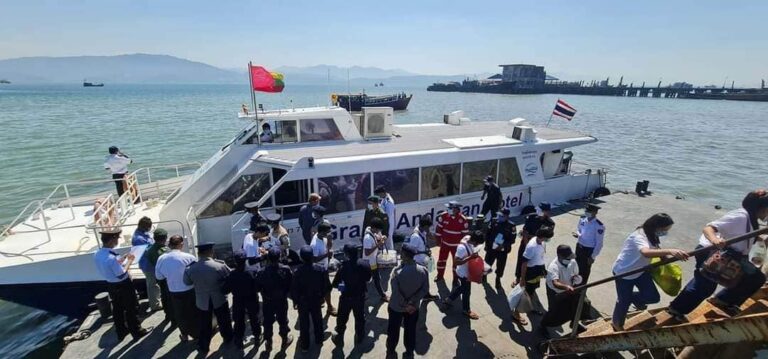 ရနောင်းလဝက အချုပ်မှ မြန်မာ ၆၀၀ ကျော်ကို ကော့သောင်း ပြန်ပို့