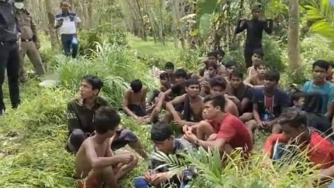 ထိုင်းရာဘာခြံထဲမှာ အစာရေစာပြတ်နေတဲ့ မြန်မာတွေကို ထိုင်းအာဏာပိုင်တွေ ကယ်ဆယ်