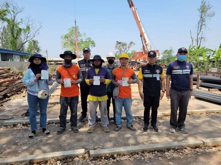 ထိုင်းနိုင်ငံ၊ ဘန်ကောက်ပတ်ဝန်းကျင်က ဆောက်လုပ်ရေးလုပ်ငန်းခွင်တွေမှာ ထိုင်းလဝက စစ်ဆေးမှုများလာ