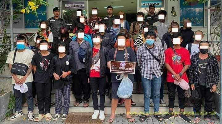 ထိုင်းနိုင်ငံ မြောက်ပိုင်း ချင်းရိုင်နယ်စပ်မှာ မြန်မာနိုင်ငံသား ၂၇ ဦး ဖမ်းဆီးခံရ