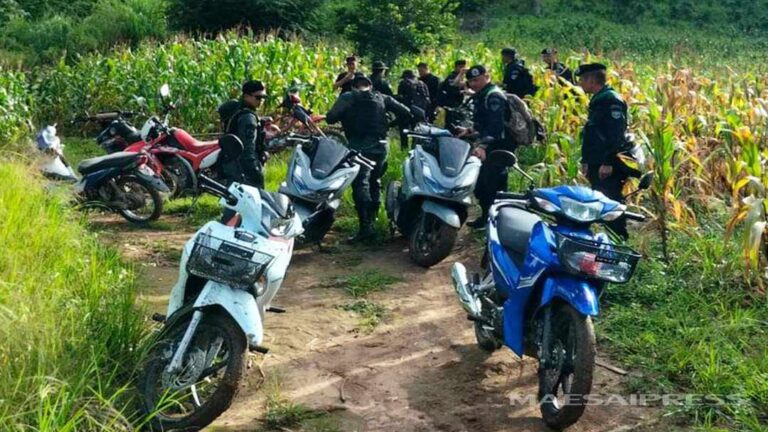 တရားမ၀င် နယ်စပ်ဖြတ်ကျော်မယ့် ဆိုင်ကယ်တွေဖမ်းဆီးခံရ