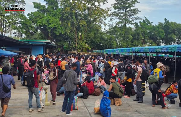 ကမ္ဘောဒီးယားလုပ်သား ၂,ဝဝဝ ကျော် ထိုင်းနိုင်ငံမှ နေရပ်ပြန်