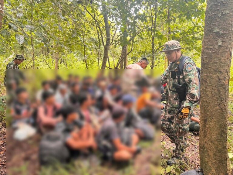 ထိုင်းနိုင်ငံအတွင်း တရားမဝင်ဝင်ရောက်သည့် မြန်မာအလုပ်သမား ၁ဝဝ ဦးကိုဖမ်းမိ